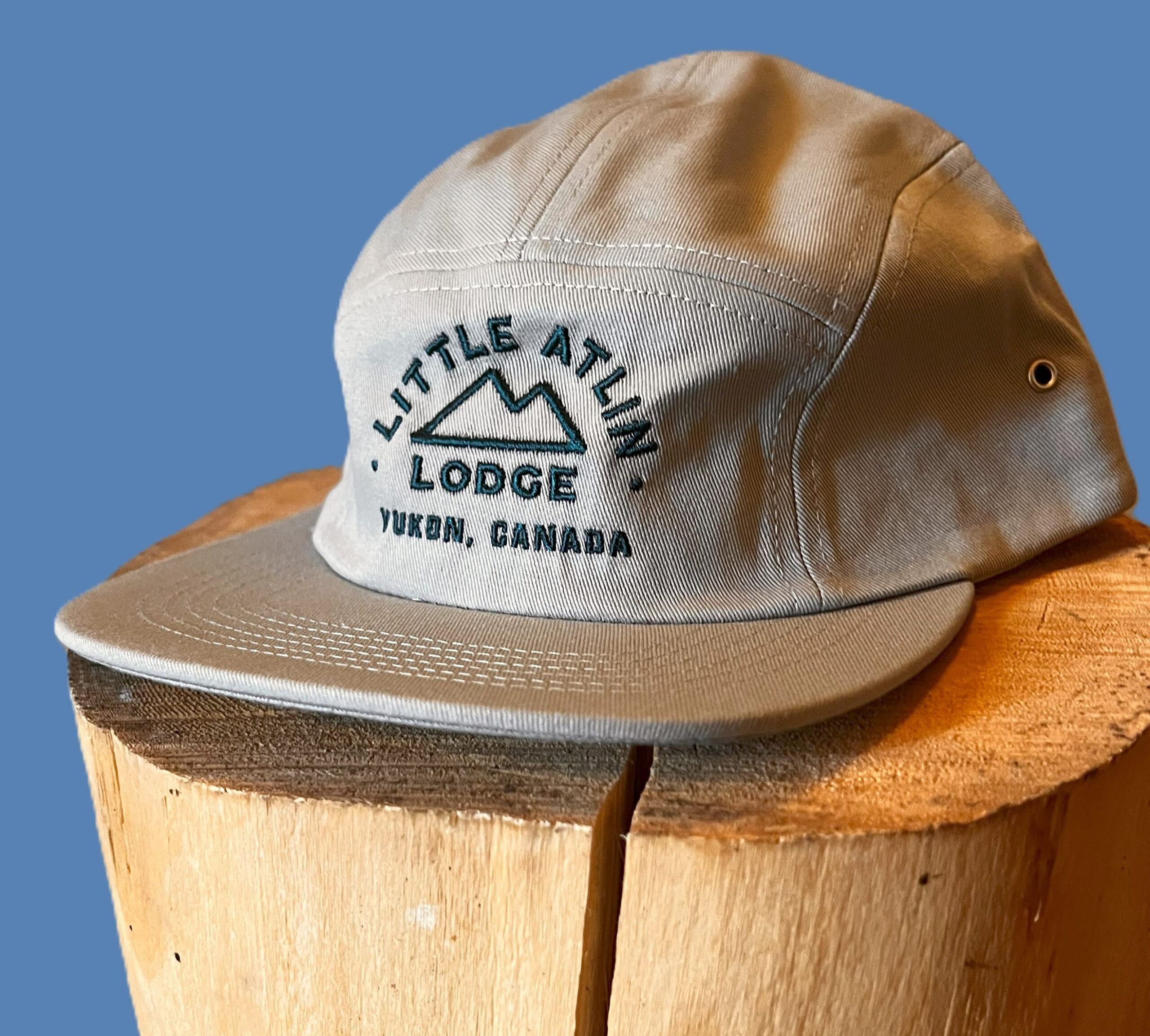 Beige 5 panel hat